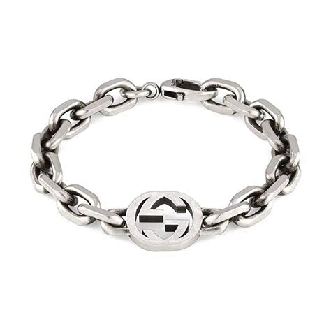 gucci silver chain|Gucci silver chain bracelet.